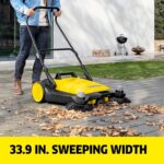 ⁦Kärcher Walk-Behind Outdoor Push Sweeper S 6 Twin for Workshops. Warehouses or Garages – 6X Faster Than a Push Broom. 10 Gallon Capacity. 33.9 Sweeping Width⁩ - الصورة ⁦4⁩