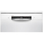 ⁦Bosch Series 4  Free-Standing Dishwasher 60 cm  14 place settings  Home Connect Remote Monitoring and Control  1 Year Manufacturing Warranty  SMS4HMW65M White⁩ - الصورة ⁦2⁩