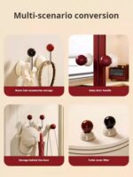 Suction Cup Back Door Hooks Side Hat Rack Closet Bathroom Entryway Hat Storage Bedroom Suction Cup Hooks(PACK OF 8) - Image 4