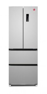 Hoover 534 Liters French Door Refrigerator Dual Inverter Refrigerator. LED Display with Touch Control. 1 Year Mfg & 10-Year Warranty on Inverter Compressor. 50/60 Hz Inox – HFD-M438-S