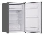 ⁦Hoover 160L Single Door Compact Refrigerator with Freezer Compartment – Mechanical Control. Adjustable Thermostat. Security Lock. 1 Removable Shelf. Defrost Feature. Silver – HSD-K160-S⁩ - الصورة ⁦3⁩