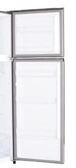⁦Hoover 300 Liters Top Mount Refrigerator. Reversible Double Door. No Frost Design Adjustable Thermostat Fruits & Vegetable Crisper . Energy Efficient. Silver. 1 Year Warranty- HTR-H300-S⁩ - الصورة ⁦4⁩