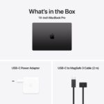 ⁦14-inch MacBook Pro: Apple M4 Pro chip with 14‑core CPU and 20‑core GPU. 1TB SSD – Space Black⁩ - الصورة ⁦8⁩