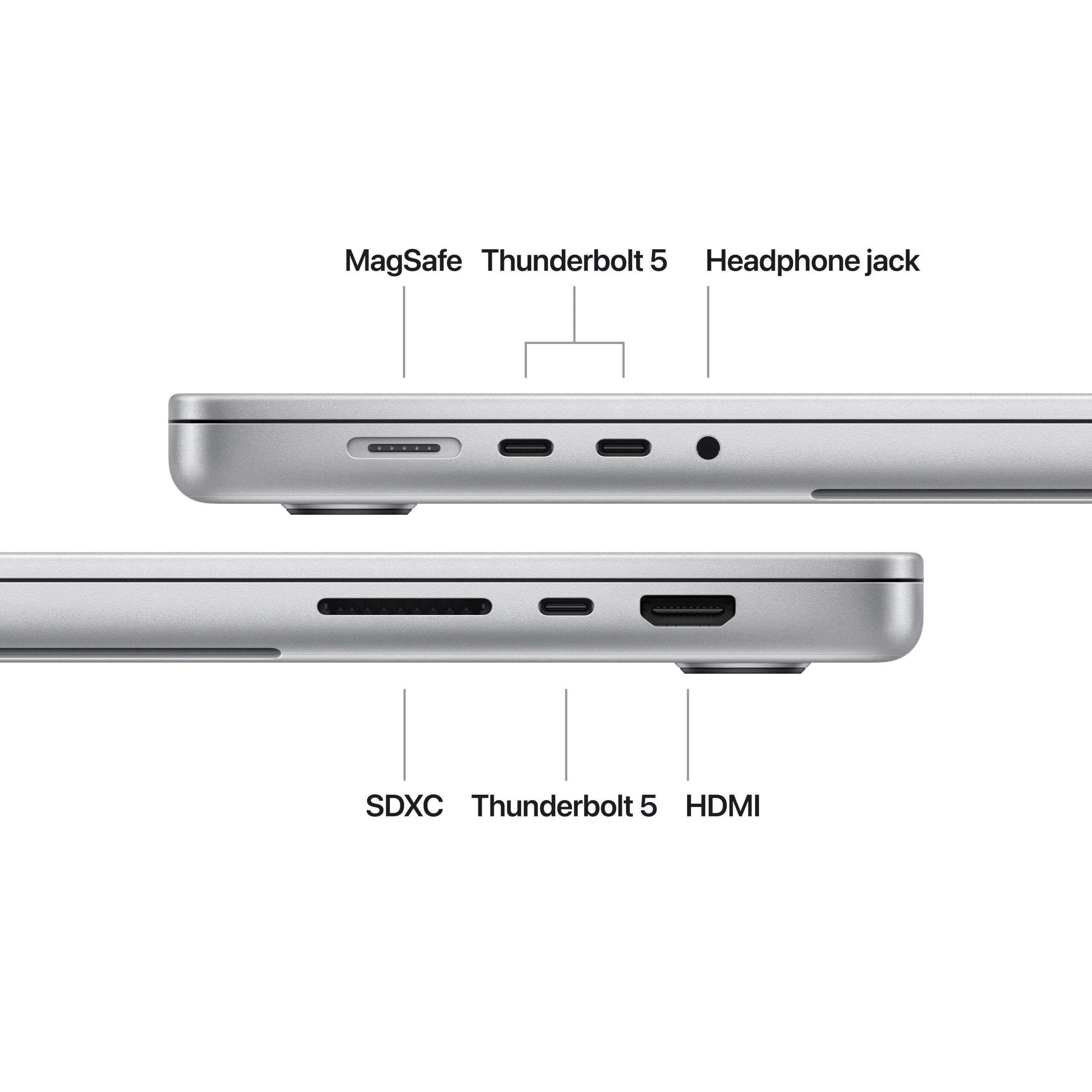 16-inch MacBook Pro: Apple M4 Pro chip with 14‑core CPU and 20‑core GPU. 512GB SSD – Silver - Image 7