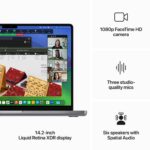14-inch MacBook Pro: Apple M3 chip with 8‑core CPU and 10‑core GPU. 512GB SSD – Space Gray - Image 5