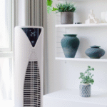 ⁦46 Oscillating Tower Fan – White⁩ - الصورة ⁦2⁩