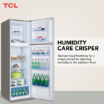 TCL Top Mount Refrigerator Inox  370L - Image 2