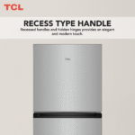 TCL Top Mount Refrigerator Inox  370L - Image 6