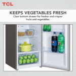 TCL Top Mount Refrigerator Inox 324L - Image 3