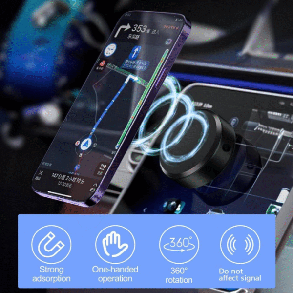 360° Magnetic Car Suction Phone Holder