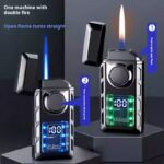 New Arc Intelligent Power Display Dual Flame Lighters Direct Punch Plus Open Flame Inflatable Lighters (PACK OF 2) - Image 3