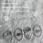 ⁦Swivel Suction Cup Ripple Row Hooks Hooks No Punch Powerful Load Bearing Bathroom Bathroom Door Wall No Trace Sticky Hooks (PACK OF 5)⁩ - الصورة ⁦2⁩