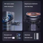 ⁦Qi2 certified wireless charger 3 in 1 for Android Apple magnetic fast charging phone headset watch charging stand base⁩ - الصورة ⁦2⁩