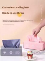 ⁦Thickened and enlarged household extractable kitchen cloth absorbent dishwashing kitchen cloth disposable lazy kitchen cloth kitchen supplies (pack of 12)⁩ - الصورة ⁦3⁩