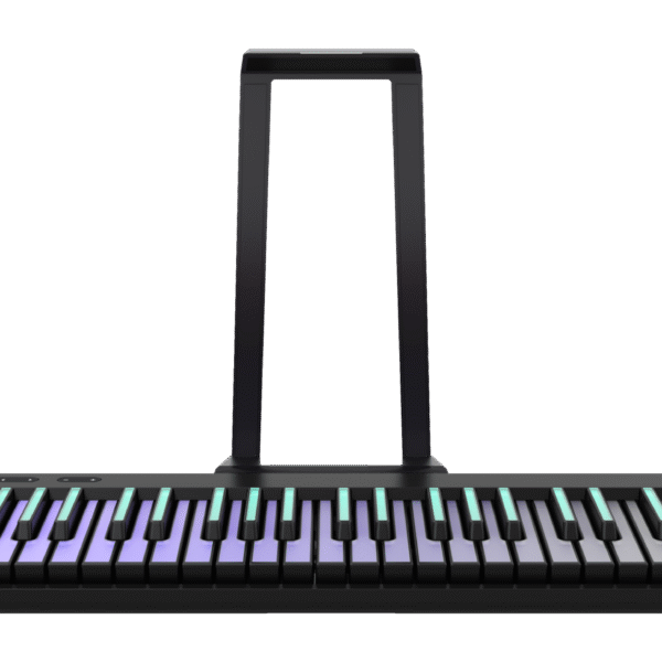 Roli Smart Piano+ Airwave Bundle,49-Key Digital Piano for Beginners,Rainbow LED Lights&Free Apps,256 Voices,100+ Auto Chords,MIDI Support,Learning Portable Keyboard,Gift for Birthdays or Holidays