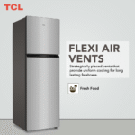 TCL Top Mount Refrigerator Inox 324L - Image 2