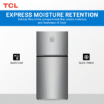 Tcl Top Mount Refrigerator Inox 700L - Image 4