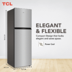 TCL Top Mount Refrigerator Inox 324L - Image 4