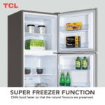 TCL Top Mount Refrigerator Inox 324L - Image 5