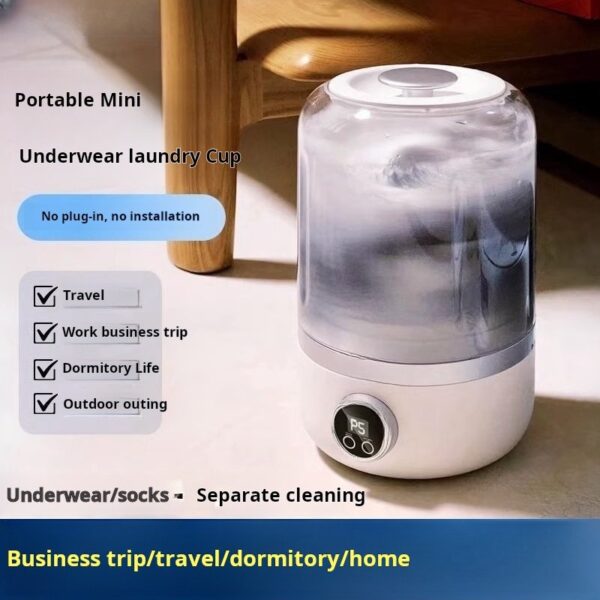 Wireless Laundry Mug Portable Underwear Underwear Washing Machine Installation Free Sock Washer Magic Small Split Bucket Mini