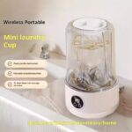 ⁦Wireless Laundry Mug Portable Underwear Underwear Washing Machine Installation Free Sock Washer Magic Small Split Bucket Mini⁩ - الصورة ⁦4⁩
